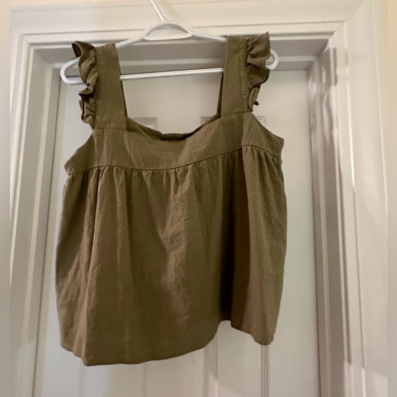 Army Green Top - Picture 2 of 3